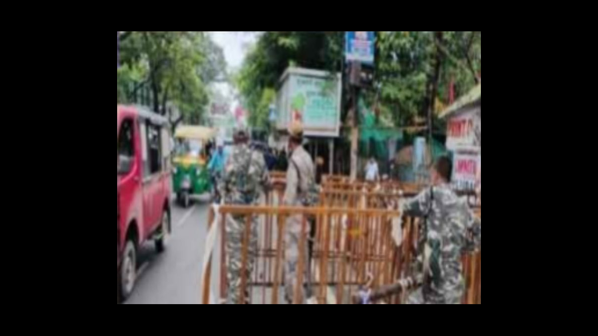रांची में JPSC कार्यालय घेराव को लेकर की गई सुरक्षा व्यवस्था