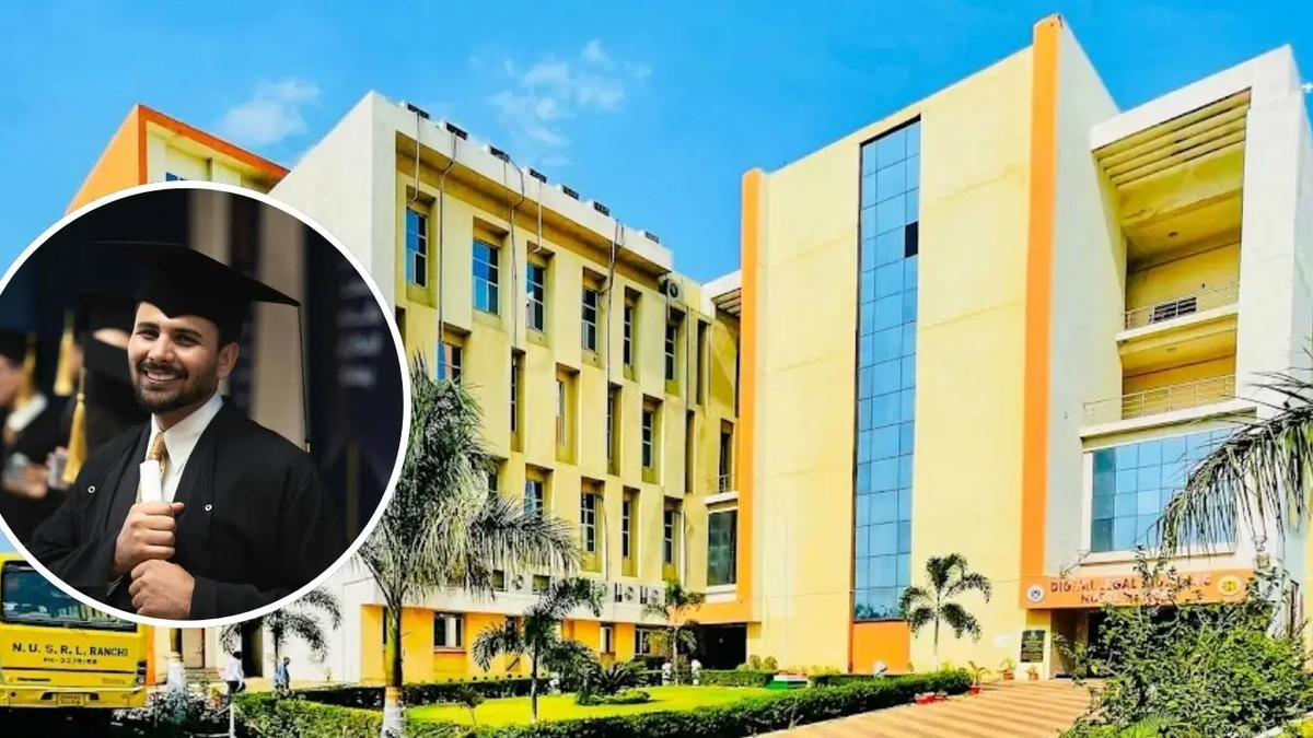 रांची के NUSRL को NIRF रैंकिंग में 30वां स्थान मिलने की खबर