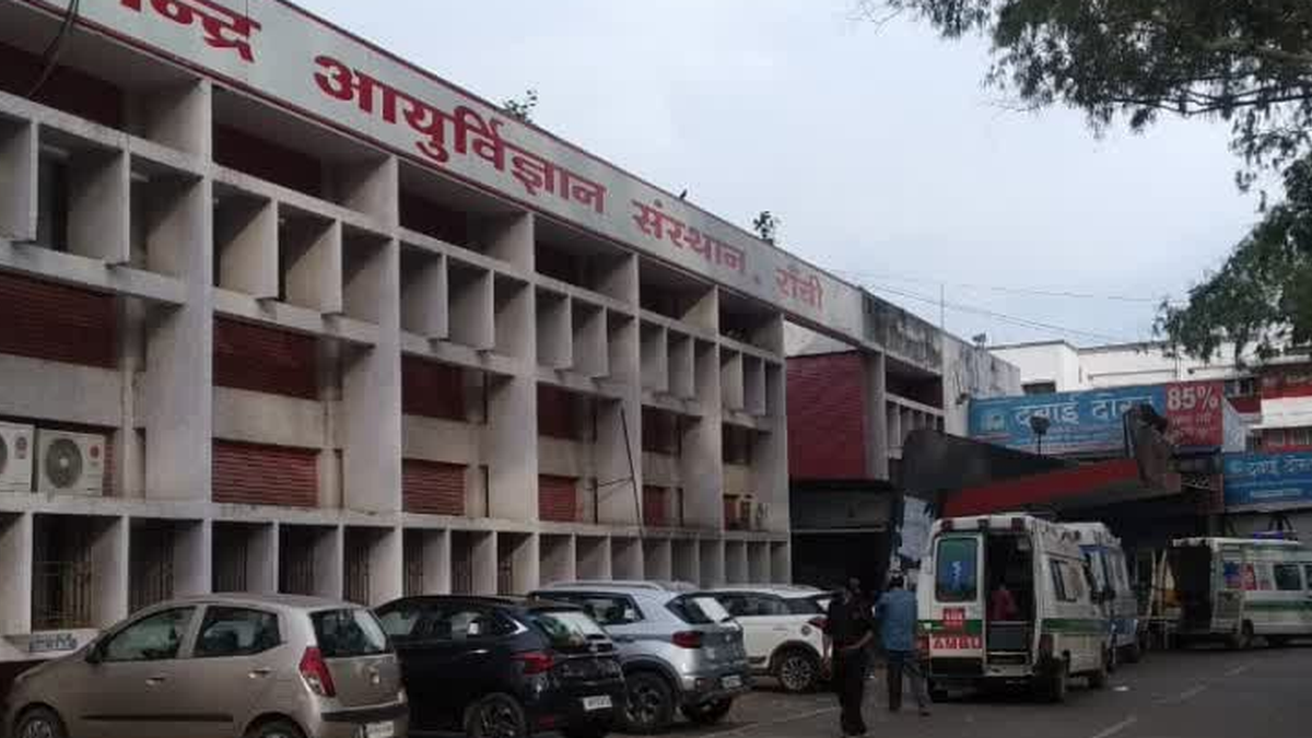 रांची स्थित रिम्स परिसर, जहां नमूनों की जांच में एच1एन1 संक्रमण मिला