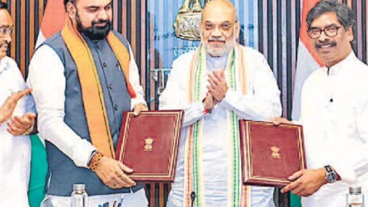 सोन नदी के जल बंटवारे पर झारखंड और बिहार के बीच समझौते का सांकेतिक दृश्य