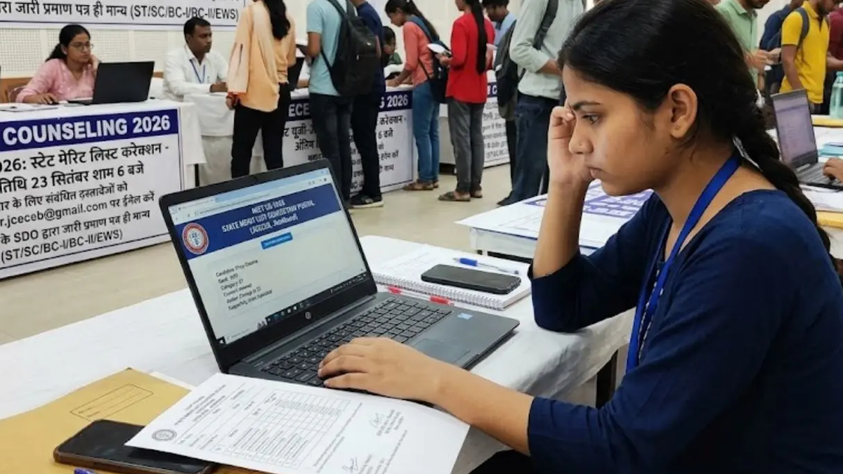 नीट यूजी 2026 झारखंड राज्य मेरिट सूची सुधार आवेदन से जुड़ी सूचना