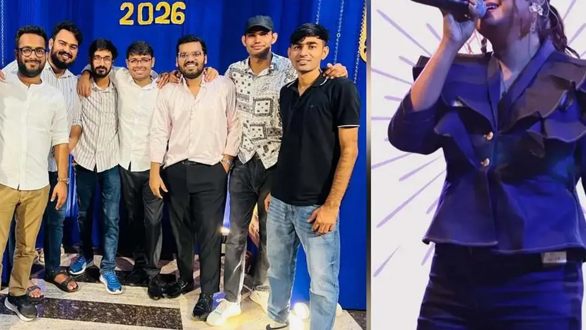 एम्स देवघर के हेलिक्स ’26 कार्यक्रम में विद्यार्थी और गायिका अंतरा मित्रा की फाइल तस्वीर