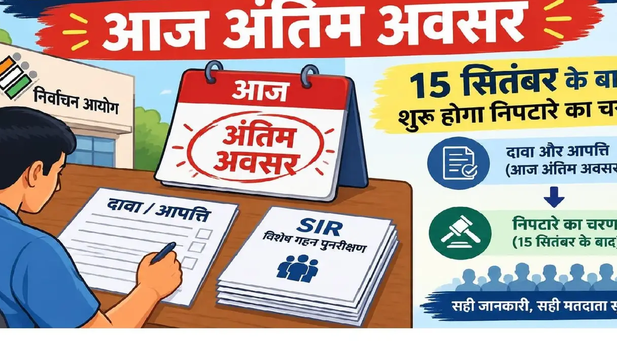 झारखंड में विशेष गहन मतदाता सूची पुनरीक्षण से संबंधित सांकेतिक दृश्य