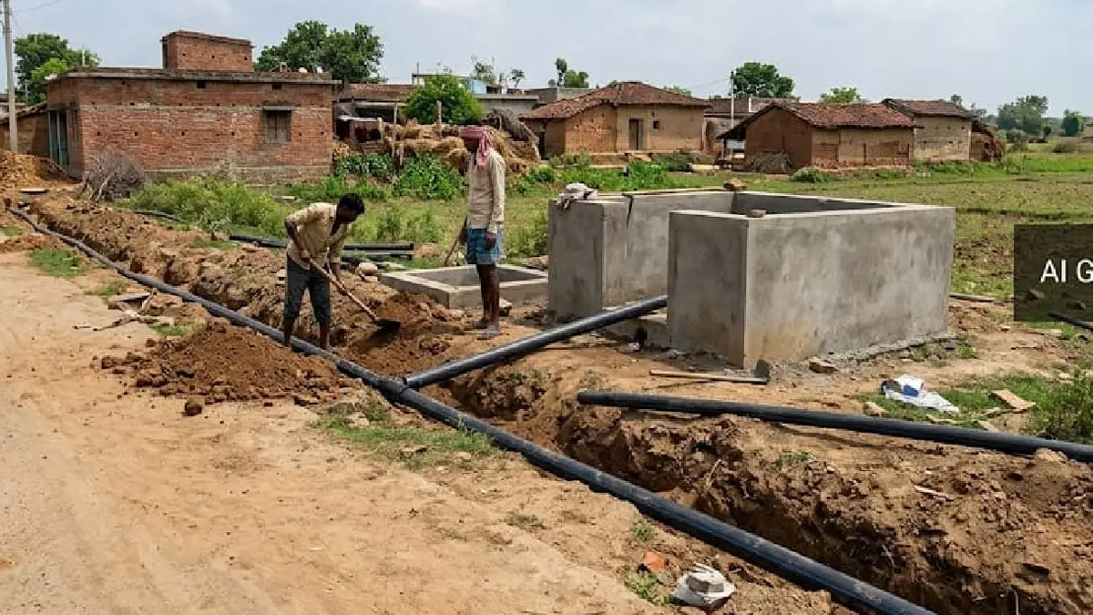 नगड़ी में जल जीवन मिशन की लंबित योजनाओं से जुड़ी प्रतीकात्मक तस्वीर