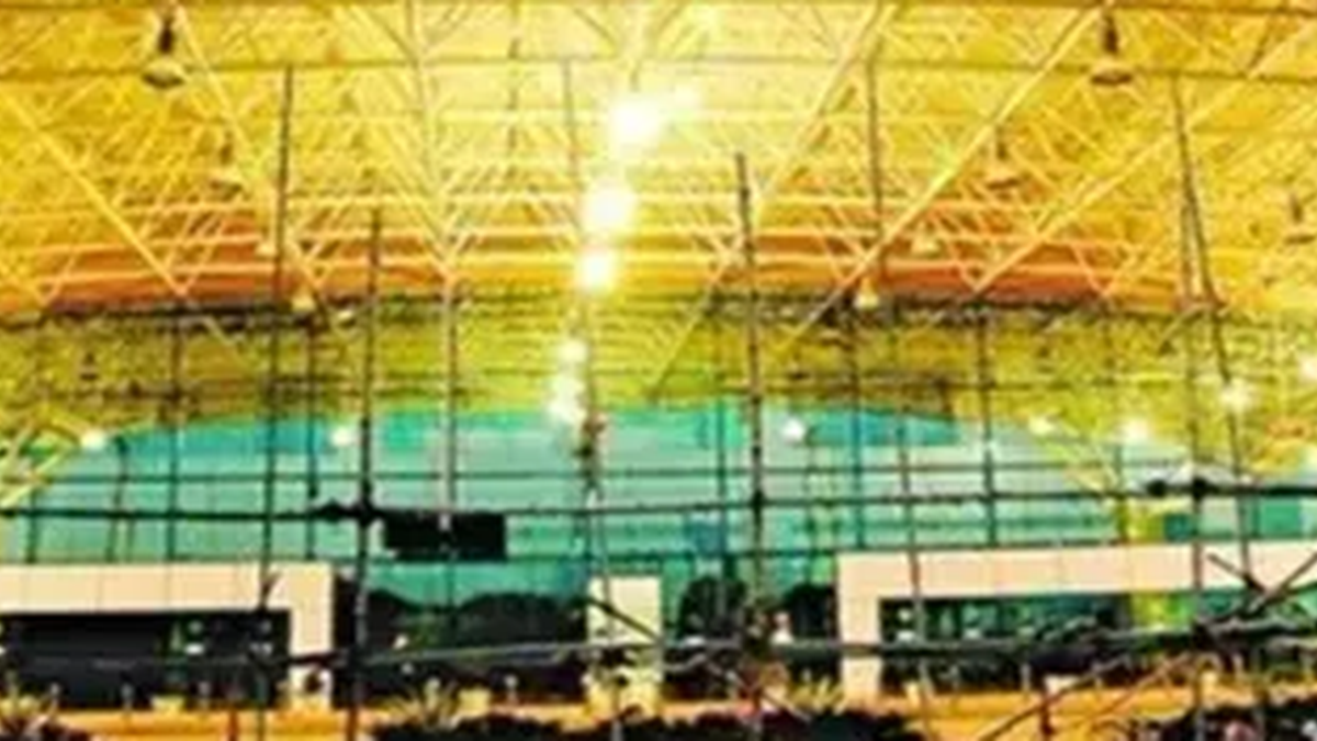 रांची स्थित बिरसा मुंडा एयरपोर्ट का परिसर