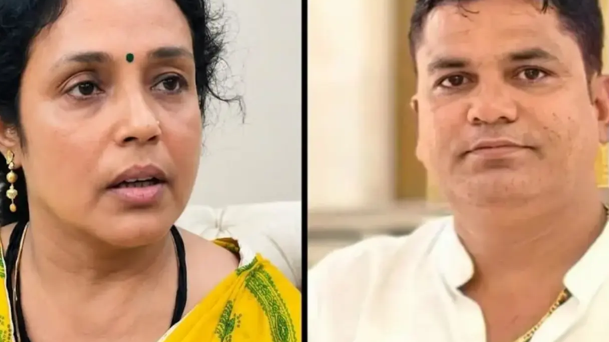 निखार सबलोक हत्या मामले में जेल भेजा गया आरोपी और जानकारी देती उसकी पत्नी