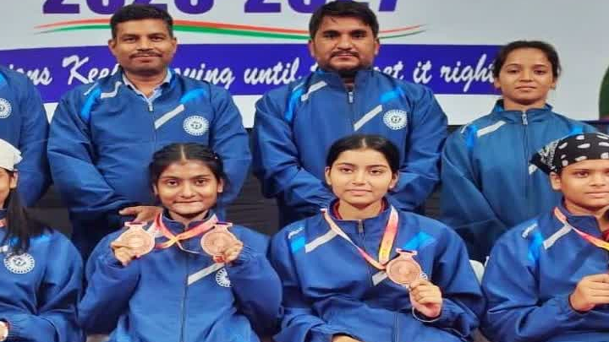 राष्ट्रीय स्कूली गतका प्रतियोगिता में दो कांस्य जीतने वाली झारखंड की बालिका खिलाड़ी