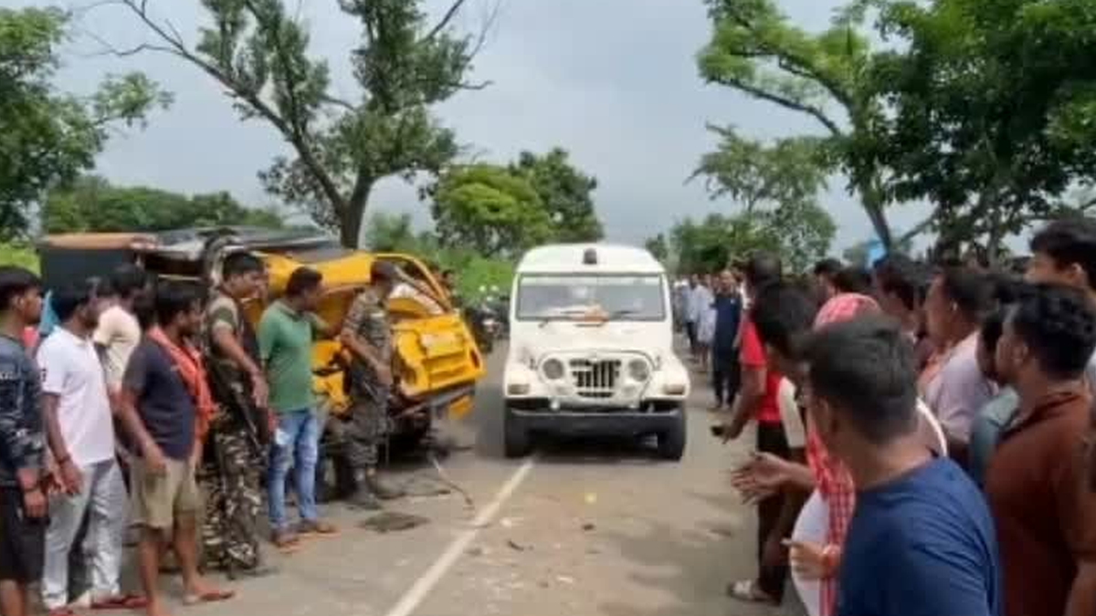 देवघर में स्कूली बच्चों की सुरक्षा के लिए वाहन जांच अभियान
