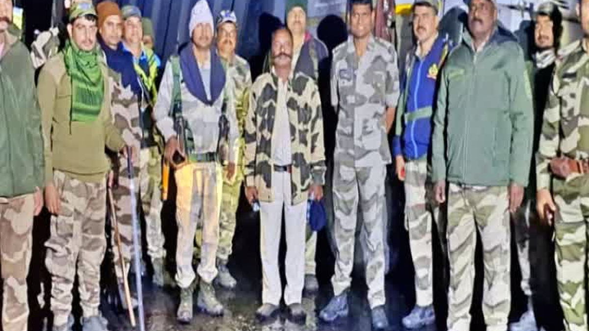 लातेहार के मगध कोलफील्ड में सीआईएसएफ की कार्रवाई से संबंधित दृश्य