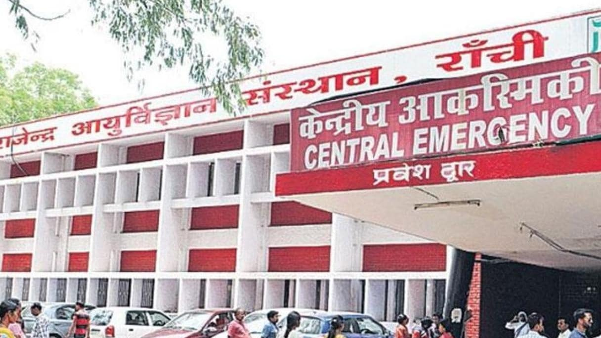 रांची स्थित रिम्स परिसर, जहां 10 नए चिकित्सा विभाग खोलने की योजना है