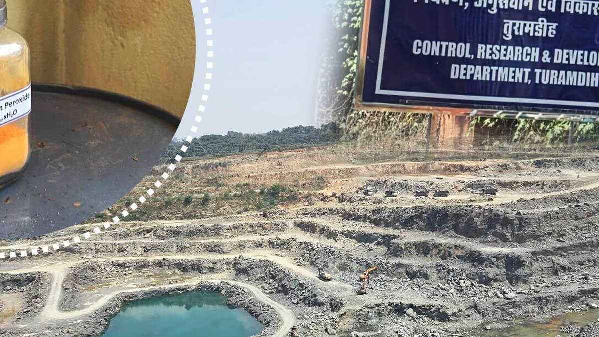 पूर्वी सिंहभूम में यूरेनियम खनन और प्रसंस्करण प्रक्रिया का प्रतिनिधि दृश्य